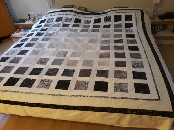black & white squares